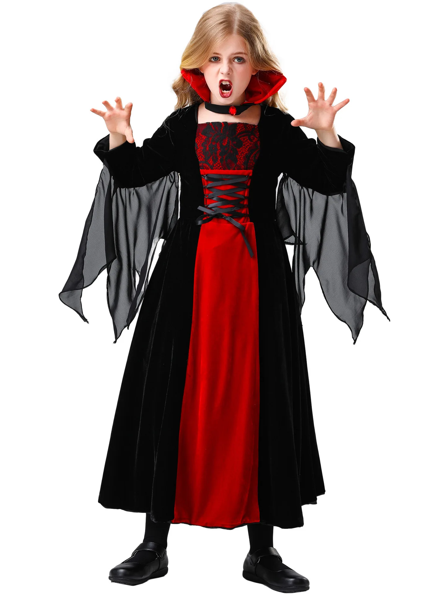 Children's Halloween Devil Costume Girls Outfit Cute Devilish Dress for Kids' Halloween Party Or Play
Children's Halloween Devil Costume Girls Outfit Cute Devilish Dress for Kids' Halloween Party Or Play
