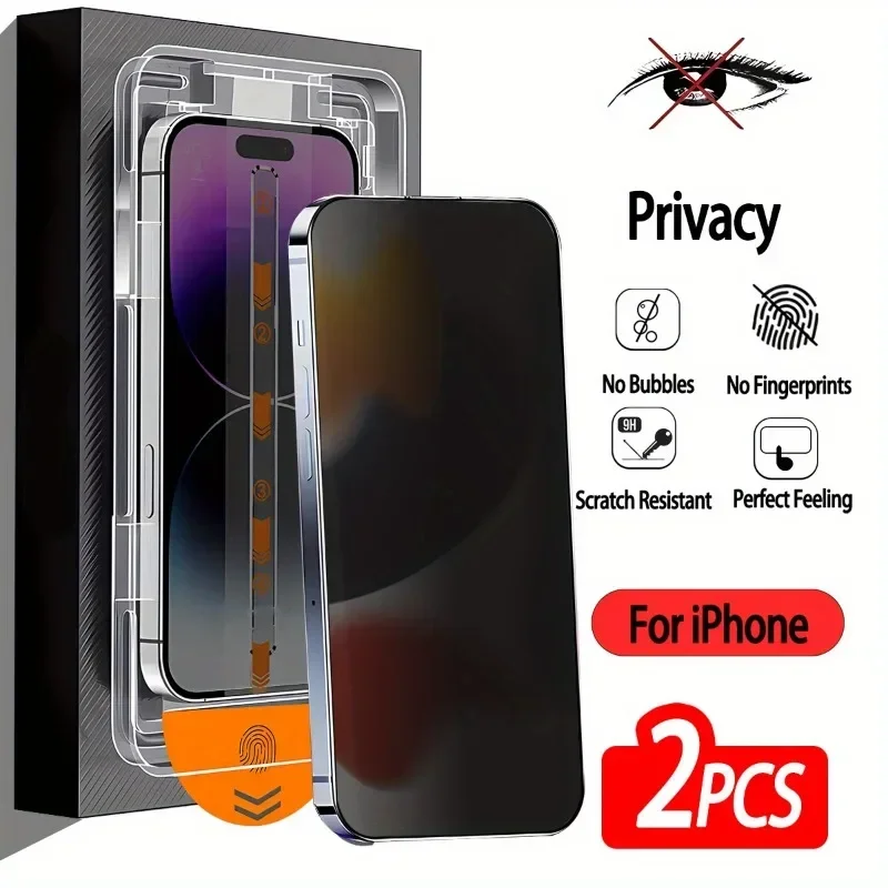 2Pcs Privacy Tempered Glass Screen Protector For iPhone 16e Pro Max 15 14 Pro Plus 13 12 Pro Mini 11 Glass Film
2Pcs Privacy Tempered Glass Screen Protector For iPhone 16e Pro Max 15 14 Pro Plus 13 12 Pro Mini 11 Glass Film