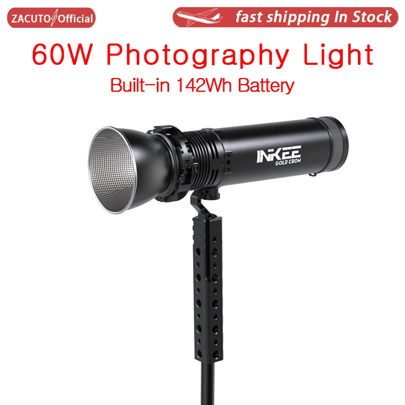 INKEE GC60 60W Studio LED Video Light Kit Waterproof Bowens Mount Continuous Light for Live Streaming Photo Video Recording
INKEE GC60 60W Studio LED Video Light Kit Waterproof Bowens Mount Continuous Light for Live Streaming Photo Video Recording