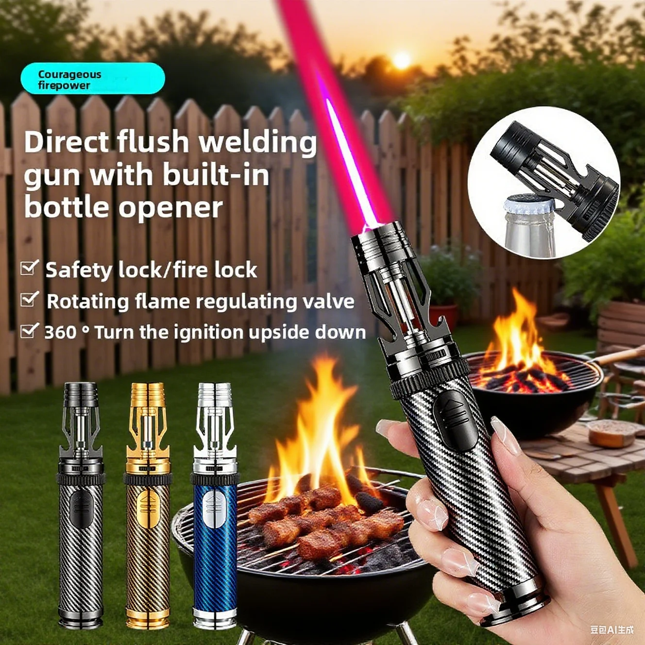 New Butane Gas Lighter Double sided Alcohol Open High Power Spray Gun Inflatable Lighter High Quality Direct Charge Lighter
New Butane Gas Lighter Double sided Alcohol Open High Power Spray Gun Inflatable Lighter High Quality Direct Charge Lighter