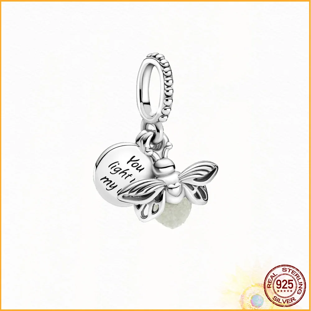 Glow-in-the-dark Firefly Dangle Charm 925 Sterling Silver Fit Original Pandora Bracelet Women's Gift Jewelry
Glow-in-the-dark Firefly Dangle Charm 925 Sterling Silver Fit Original Pandora Bracelet Women's Gift Jewelry