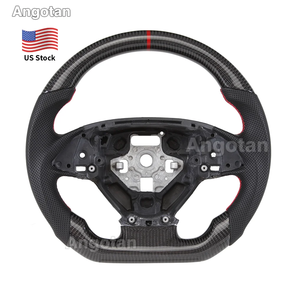 100% Real Carbon Fiber Steering Wheel for Chevrolet Corvette C7 2014-2019 Perforated Leather Grip
100% Real Carbon Fiber Steering Wheel for Chevrolet Corvette C7 2014-2019 Perforated Leather Grip
