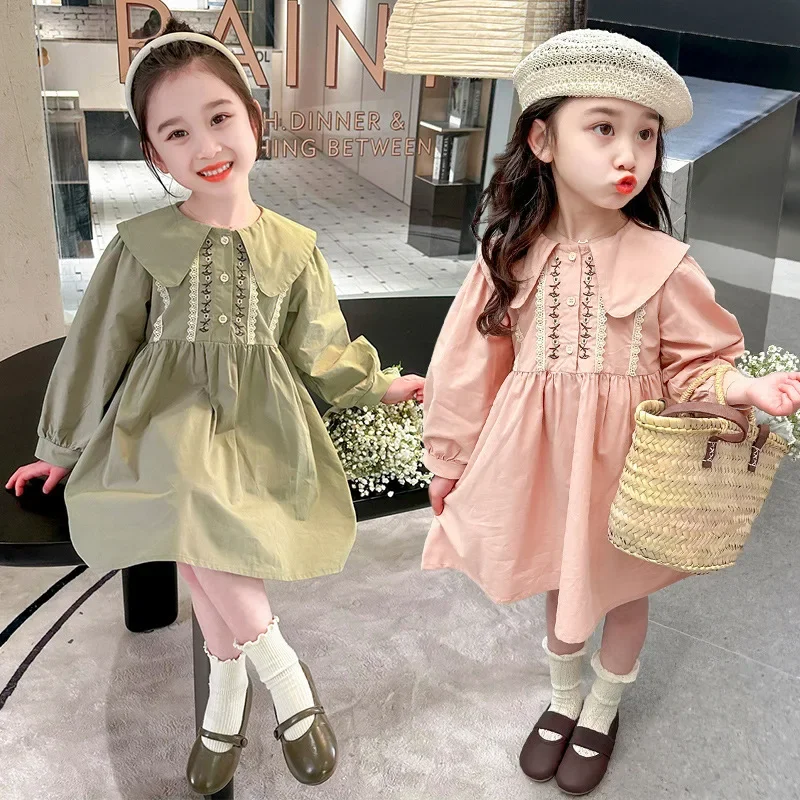 2-8 years old girls casual dress spring autumn 2024 new fashion little girl new national style floral embroidery cotton dress
2-8 years old girls casual dress spring autumn 2024 new fashion little girl new national style floral embroidery cotton dress