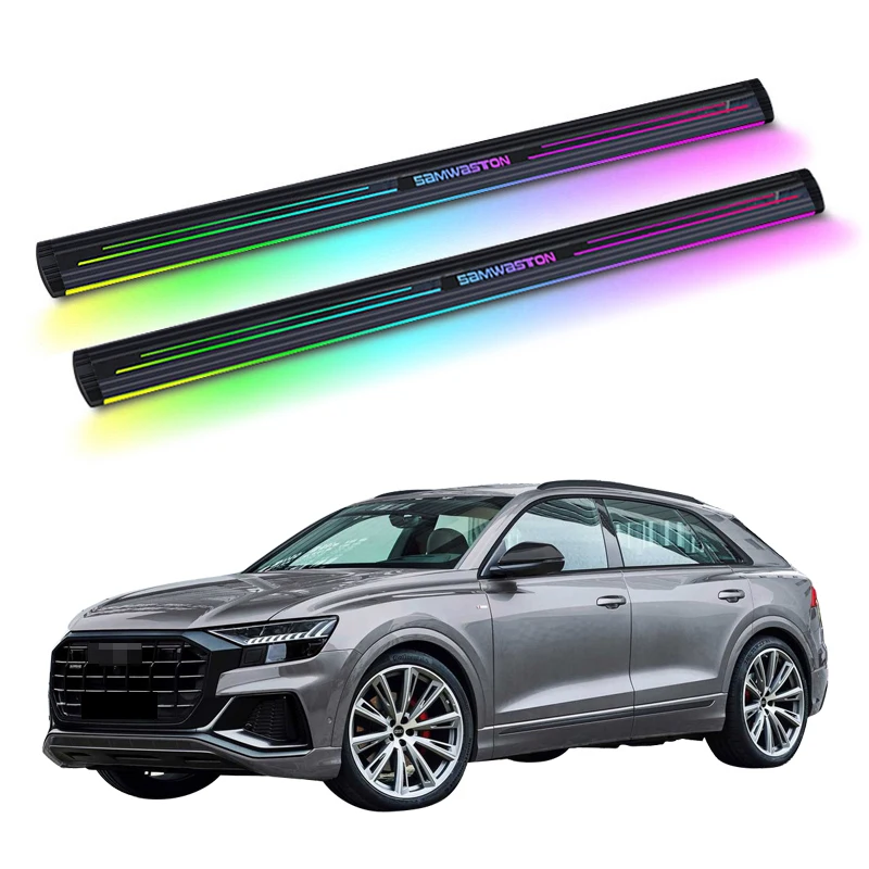 Automatic Electric Power Neon Led Light Side Step Running Board for Audi Q8 2020-2023
Automatic Electric Power Neon Led Light Side Step Running Board for Audi Q8 2020-2023