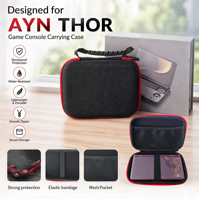 Portable Organizer Bag Shockproof Handheld Game Console Case Carry Bag For AYN thor Game Console
Portable Organizer Bag Shockproof Handheld Game Console Case Carry Bag For AYN thor Game Console