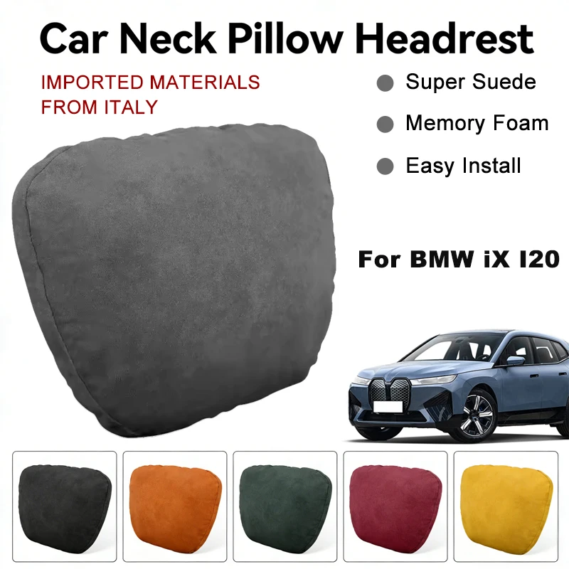 Italy Suede Car Neck Rest Pillow For BMW iX I20 Seat Head Neck Support Cushion Auto Interior Accessories
Italy Suede Car Neck Rest Pillow For BMW iX I20 Seat Head Neck Support Cushion Auto Interior Accessories