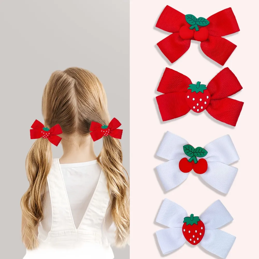 60pc Baby Girls Hair Accessories Set Grosgrain Ribbon Bow Hair Clips with Cherry Strawberry Charm Hairpins Barrettes for Kids
60pc Baby Girls Hair Accessories Set Grosgrain Ribbon Bow Hair Clips with Cherry Strawberry Charm Hairpins Barrettes for Kids