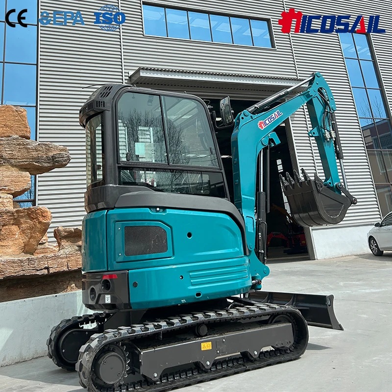 NICOSAIL OKW35E Compact Excavator 3.5Ton Mini Digger Zero Tail Swing Hydraulic Crawler Excavator
NICOSAIL OKW35E Compact Excavator 3.5Ton Mini Digger Zero Tail Swing Hydraulic Crawler Excavator