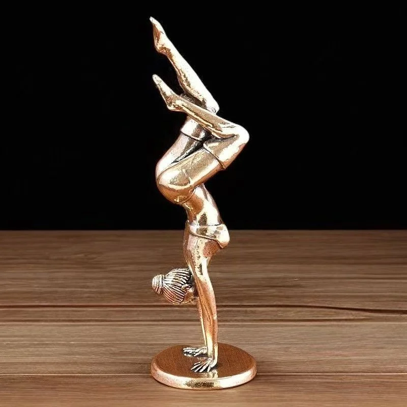 Brass Character Ornaments Yoga Beauty Sports Handstand Creative Living Room Office Desktop Decoration Miniature Statue Crafts
Brass Character Ornaments Yoga Beauty Sports Handstand Creative Living Room Office Desktop Decoration Miniature Statue Crafts