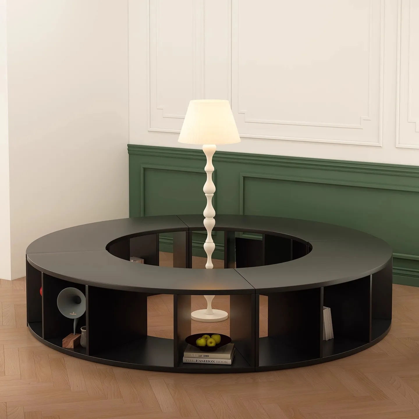 French, vintage, black, display case, round, bookshelf, art, photography, coffee shop
French, vintage, black, display case, round, bookshelf, art, photography, coffee shop