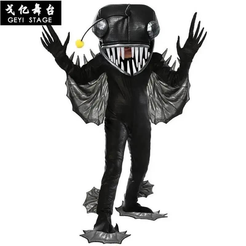 New Fancy kid boy anglerfish Costume Fish Animated Halloween Christmas Cosplay Costume for adult men Onepiece Outfit Jumpsuit
New Fancy kid boy anglerfish Costume Fish Animated Halloween Christmas Cosplay Costume for adult men Onepiece Outfit Jumpsuit