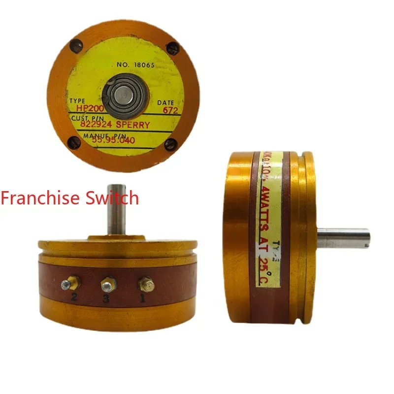 1PCS Conductive Plastic Stepless 360 Degree 40K Potentiometer HP200
1PCS Conductive Plastic Stepless 360 Degree 40K Potentiometer HP200