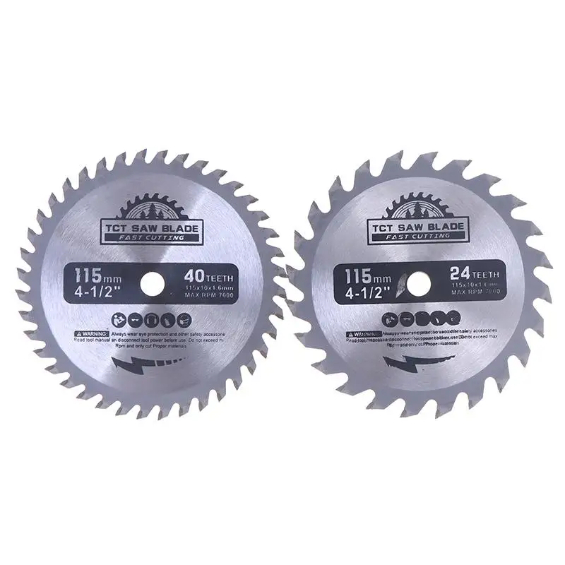 Wood Saw Blade 115mm Cemented Carbide Tipped TCT Saw Blade For Woodworking PVC Plastic Cutting Disc Circular Saw Blade
Wood Saw Blade 115mm Cemented Carbide Tipped TCT Saw Blade For Woodworking PVC Plastic Cutting Disc Circular Saw Blade