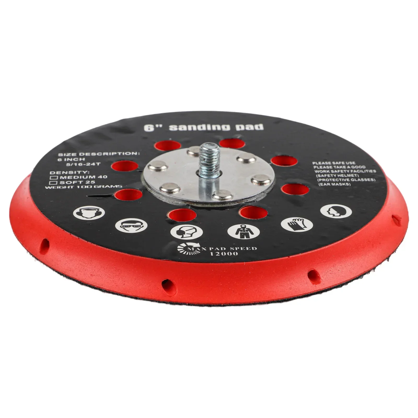 6 Inch 17 Hole Sanding Disc Backing Pad For Orbital Sanders Compatible With Multiple Models For Grinding And Sanding
6 Inch 17 Hole Sanding Disc Backing Pad For Orbital Sanders Compatible With Multiple Models For Grinding And Sanding