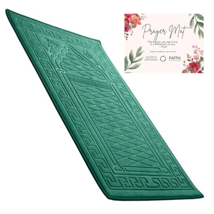 Prayer Mat Padded Muslim Prayer Rug with Thick Foam Soft Velvet Gift for Ramadan Paradise
Prayer Mat Padded Muslim Prayer Rug with Thick Foam Soft Velvet Gift for Ramadan Paradise