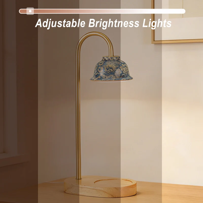 Ceramic Desk Lamp USB Powered Three-color Lights Table Lamp Dimmable Brightness Night Light Bedside Lamp for Bedroom Home
Ceramic Desk Lamp USB Powered Three-color Lights Table Lamp Dimmable Brightness Night Light Bedside Lamp for Bedroom Home