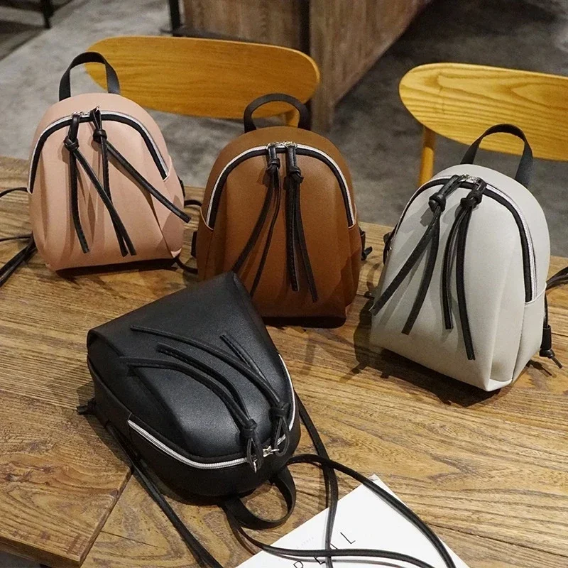 New Fashion PU Leather Small Backpack Shoulder Multi-Function School Student Bagpack New Casual Bags for Ladies Travel
New Fashion PU Leather Small Backpack Shoulder Multi-Function School Student Bagpack New Casual Bags for Ladies Travel