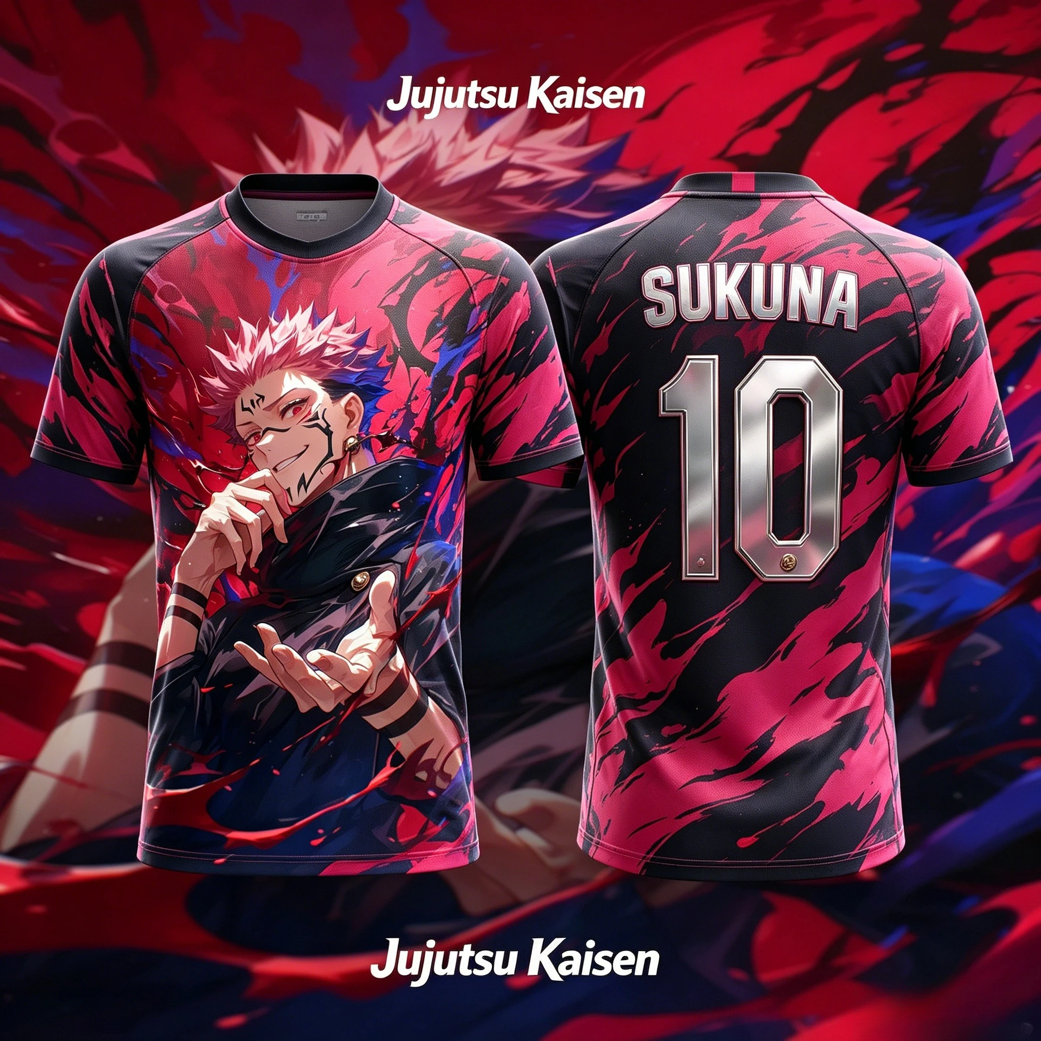 2026 New JUJUTSU KAISEN NO.10 NO.7 Ryomen Sukuna Anime T-Shirt Adult Men's 3D Printed Special Football Jersey T-Shirt Kids Y2k
2026 New JUJUTSU KAISEN NO.10 NO.7 Ryomen Sukuna Anime T-Shirt Adult Men's 3D Printed Special Football Jersey T-Shirt Kids Y2k