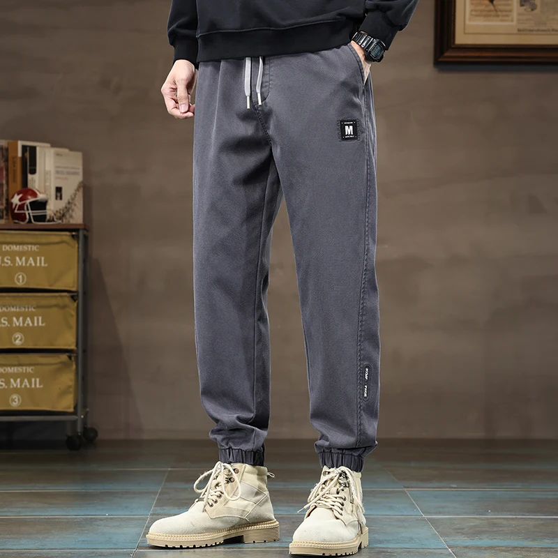 Lyocell Cargo Pants Men's Baggy Bound Feet Sweatpants Fashion Casual Joggers Youth Streetwear Drawstring Trousers Male
Lyocell Cargo Pants Men's Baggy Bound Feet Sweatpants Fashion Casual Joggers Youth Streetwear Drawstring Trousers Male