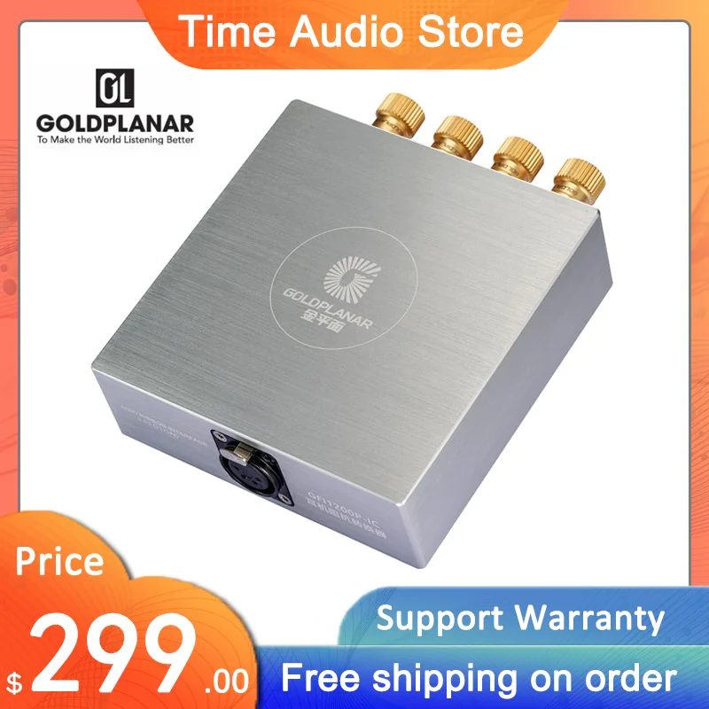 Gold Planar GFI1200P-IC Impedance Converter for Headphones Dual Transformers for High-Efficiency Output Pre-order a Week
Gold Planar GFI1200P-IC Impedance Converter for Headphones Dual Transformers for High-Efficiency Output Pre-order a Week