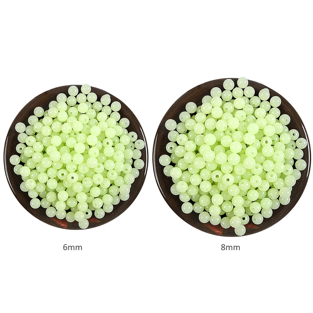 100pc Fishing Floats Beads Luminous Light Glowing Balls for Night Fishing Plastic 6/8mm Bass Bait Fish Lure Tools
100pc Fishing Floats Beads Luminous Light Glowing Balls for Night Fishing Plastic 6/8mm Bass Bait Fish Lure Tools