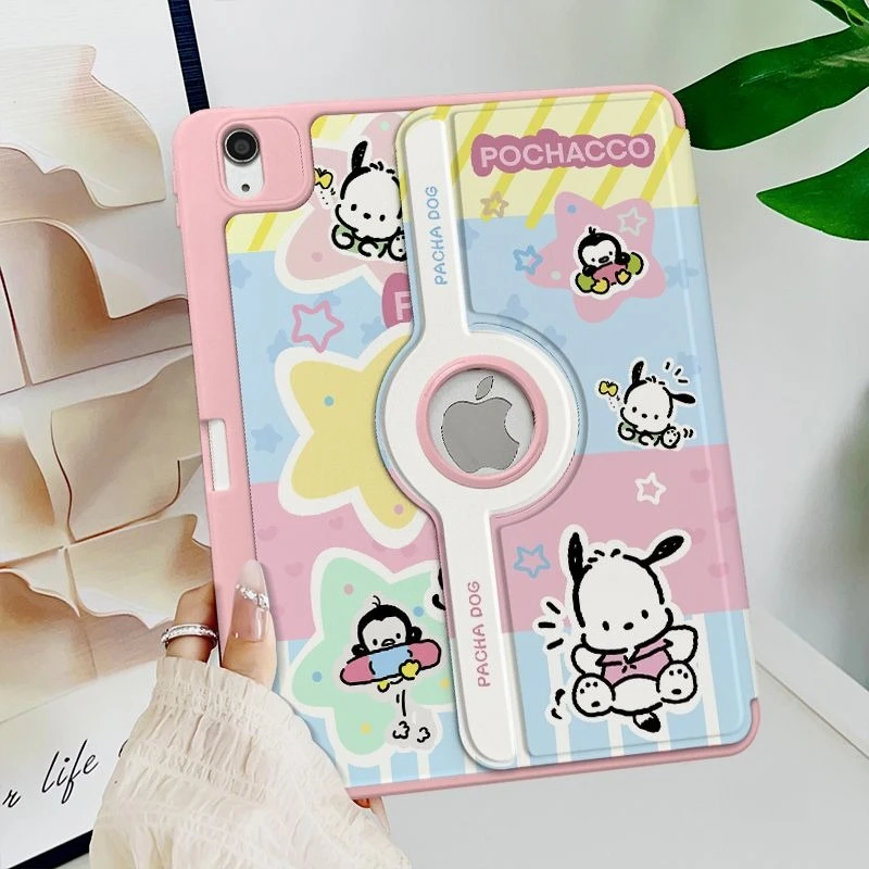 Pochacco IPad Case with Pencil Slot for IPad Air7/6 Air4/5 9/10/11Gen Pro 11/12.9Inch 360° Rotate Clear Anti-Bend Acrylic Cover
Pochacco IPad Case with Pencil Slot for IPad Air7/6 Air4/5 9/10/11Gen Pro 11/12.9Inch 360° Rotate Clear Anti-Bend Acrylic Cover
