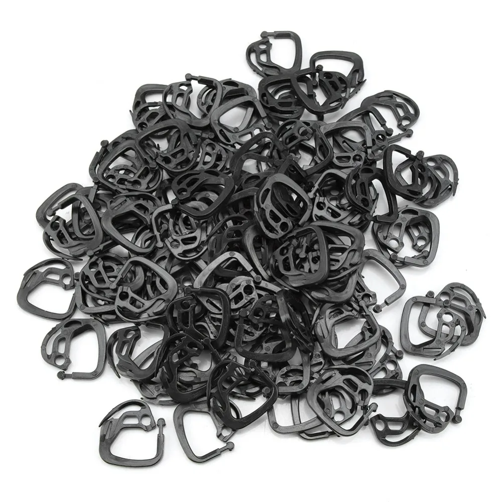 100pcs Plastic Shade Net Hooks Compact Black Shade Cloth Clips Reusable Long Term Use Shade Fabric Clips
100pcs Plastic Shade Net Hooks Compact Black Shade Cloth Clips Reusable Long Term Use Shade Fabric Clips
