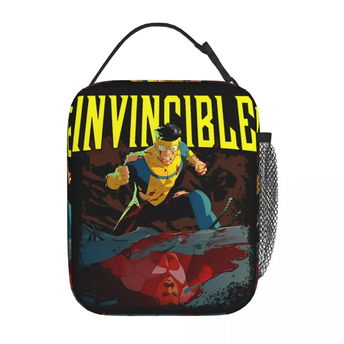 Изолированная сумка для обеда Invincible Mark Grayson Superhero Merch, коробка для еды для обеда, уникальный дизайн, термохолодильник, коробка для бенто для офиса
Изолированная сумка для обеда Invincible Mark Grayson Superhero Merch, коробка для еды для обеда, уникальный дизайн, термохолодильник, коробка для бенто для офиса