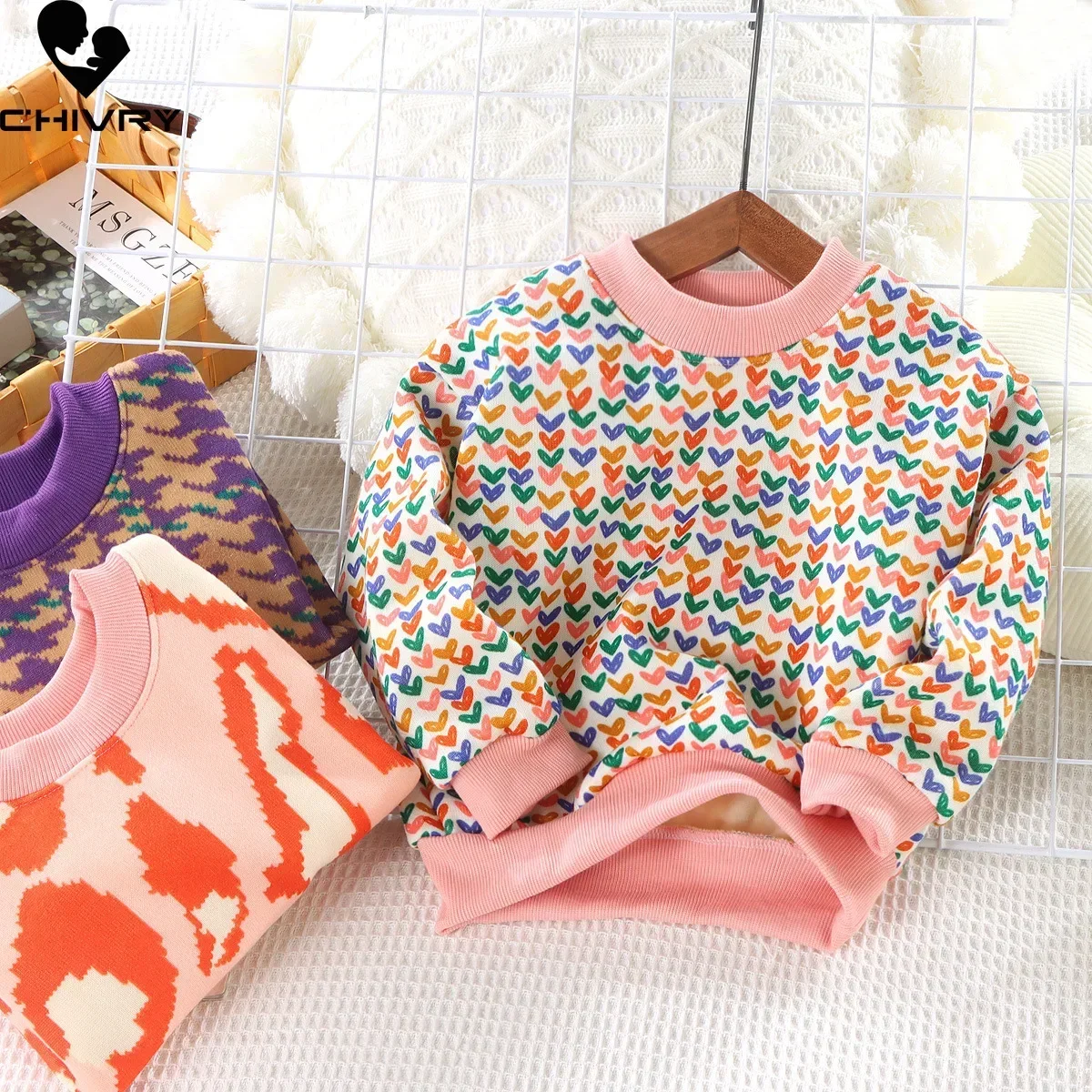 New 2023 Autumn Winter Kids Thicken Warm Sweater Baby Boys Girls Round Neck Pullover Cartoon Heart Knitted Jumper Sweaters Tops
New 2023 Autumn Winter Kids Thicken Warm Sweater Baby Boys Girls Round Neck Pullover Cartoon Heart Knitted Jumper Sweaters Tops
