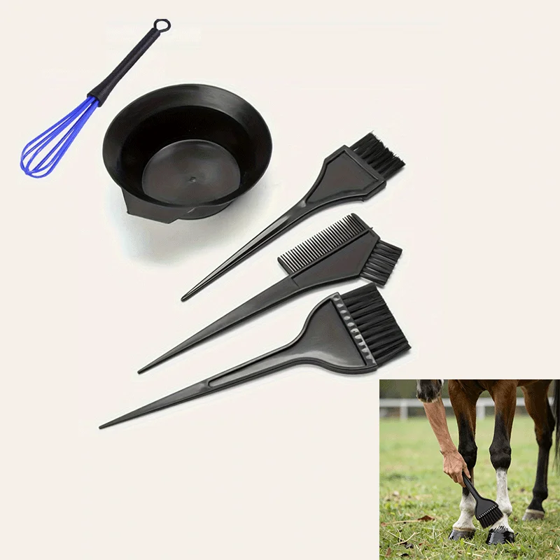 4/5 Pcs Horse Gear, Hoof Protection Brush, Hoof Oil Brush, Horse Hoof Cleaning Brush,Oil Brush with Bucket
4/5 Pcs Horse Gear, Hoof Protection Brush, Hoof Oil Brush, Horse Hoof Cleaning Brush,Oil Brush with Bucket