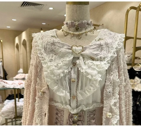 Japanese Pink Liz Shirt Blouse for Women Girls Sweet Jewelry Ribbon Embroider Sailor Navy Collar Shirt Tops Summer Blouses
Japanese Pink Liz Shirt Blouse for Women Girls Sweet Jewelry Ribbon Embroider Sailor Navy Collar Shirt Tops Summer Blouses