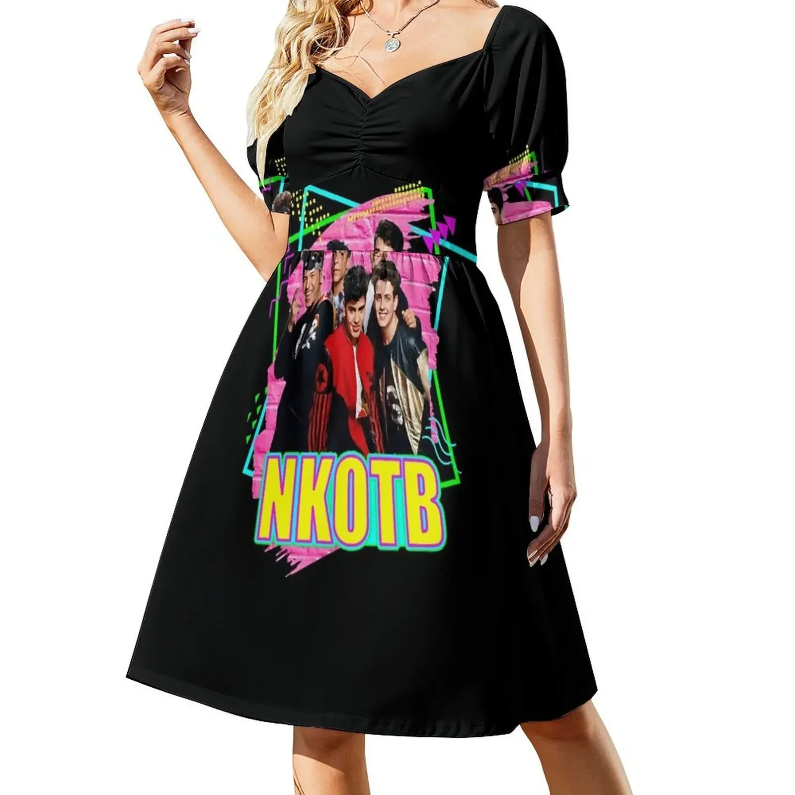 NKóTB Music Classic band Short-Sleeved Dress chic and elegant woman dress Cocktail of dresses Woman clothing Dress
NKóTB Music Classic band Short-Sleeved Dress chic and elegant woman dress Cocktail of dresses Woman clothing Dress