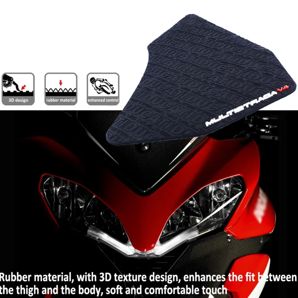 Suitable for, Ducati MULTISTRADA V4/V4S 2021 Non-Slip Fuel Tank Pad Sticker Knee Traction Side Pad
Suitable for, Ducati MULTISTRADA V4/V4S 2021 Non-Slip Fuel Tank Pad Sticker Knee Traction Side Pad