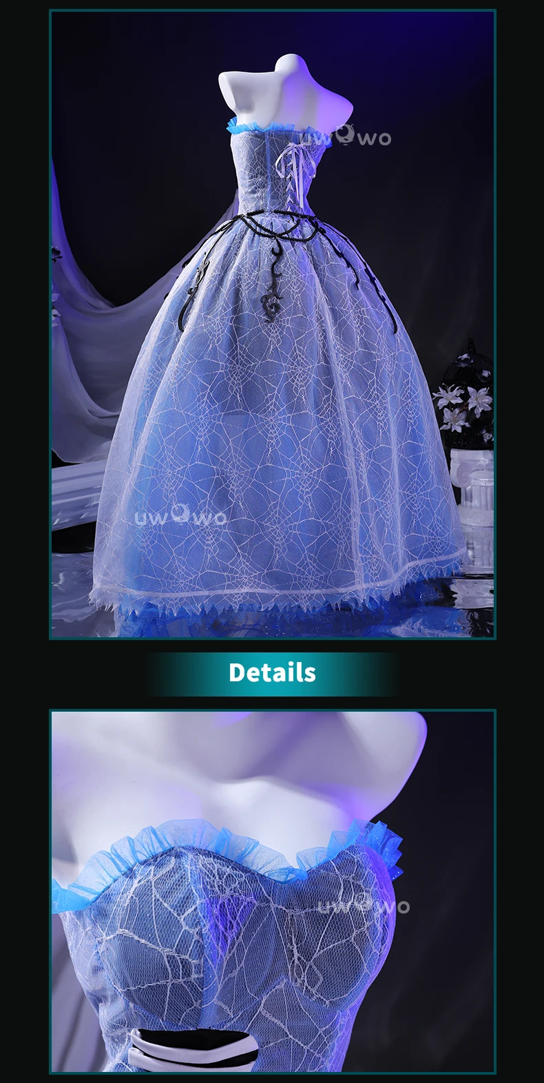 Collab Series: Anime Ghostt Bride Doll Gown Victoria Everglot Cosplay Costume S-3XL Halloween Costume 2026
Collab Series: Anime Ghostt Bride Doll Gown Victoria Everglot Cosplay Costume S-3XL Halloween Costume 2026