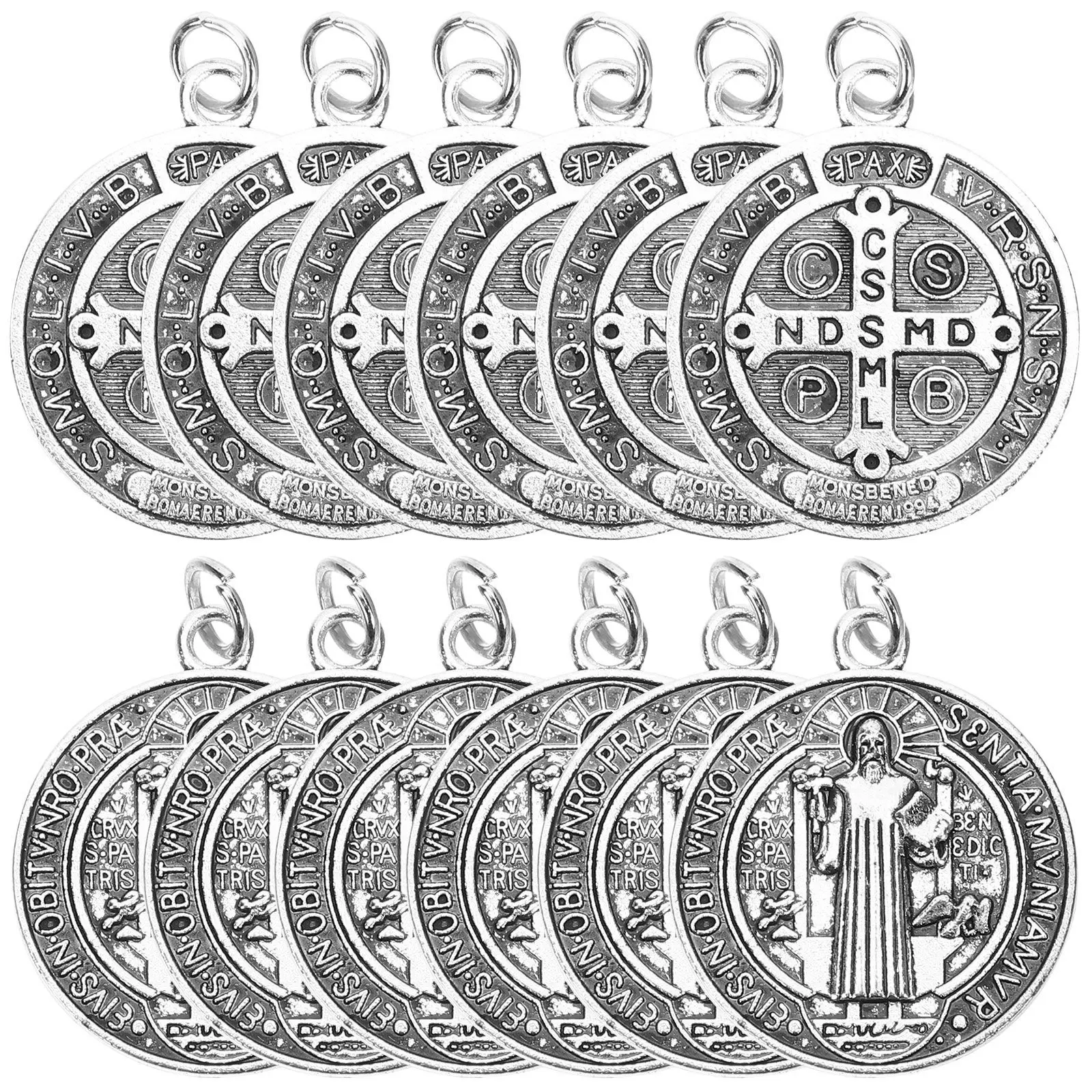 12 Pcs Tag Charms Pendant Accessories Unique Saint Pendant Decor Italian Saint Necklace Bracelet Jewelry Making
12 Pcs Tag Charms Pendant Accessories Unique Saint Pendant Decor Italian Saint Necklace Bracelet Jewelry Making