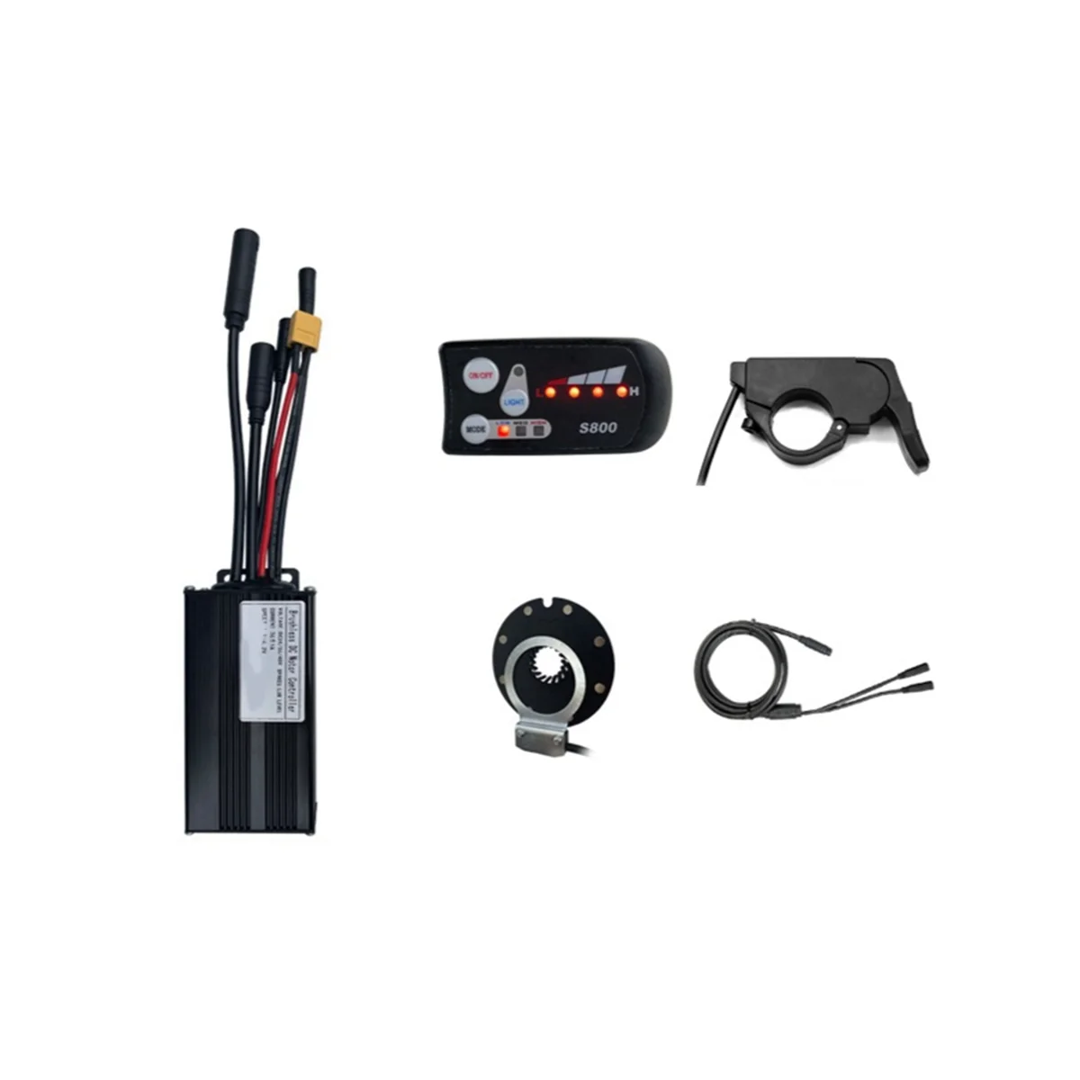Controller System 26A 36V/48V 500W/750W Motor S800 with Universal Controller Small Kit
Controller System 26A 36V/48V 500W/750W Motor S800 with Universal Controller Small Kit