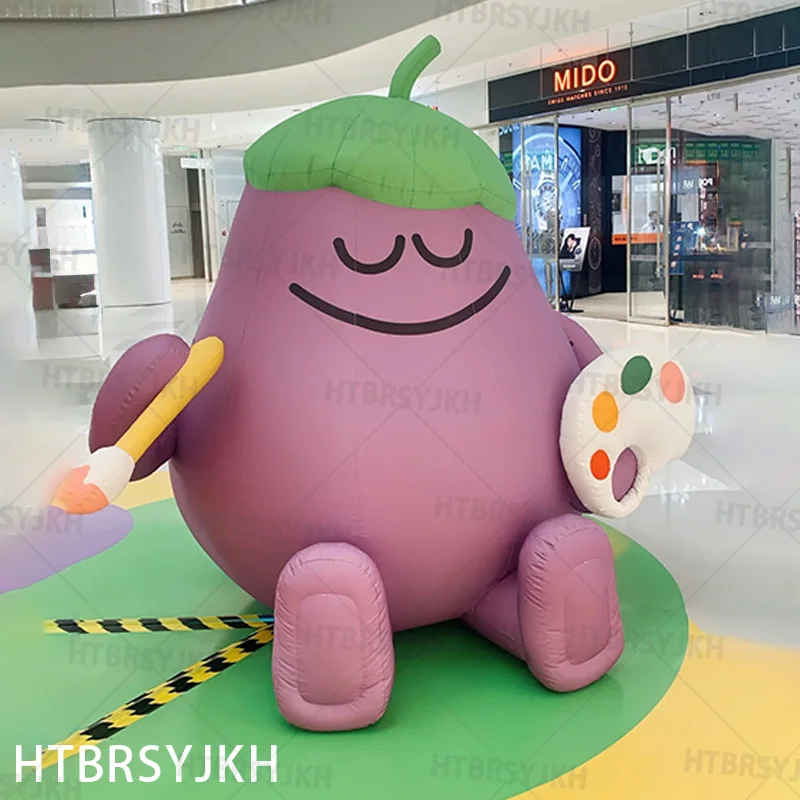 Giant inflatable painter Eggplant air model children's painting outdoor fruit and vegetable store stage decoration props
Giant inflatable painter Eggplant air model children's painting outdoor fruit and vegetable store stage decoration props