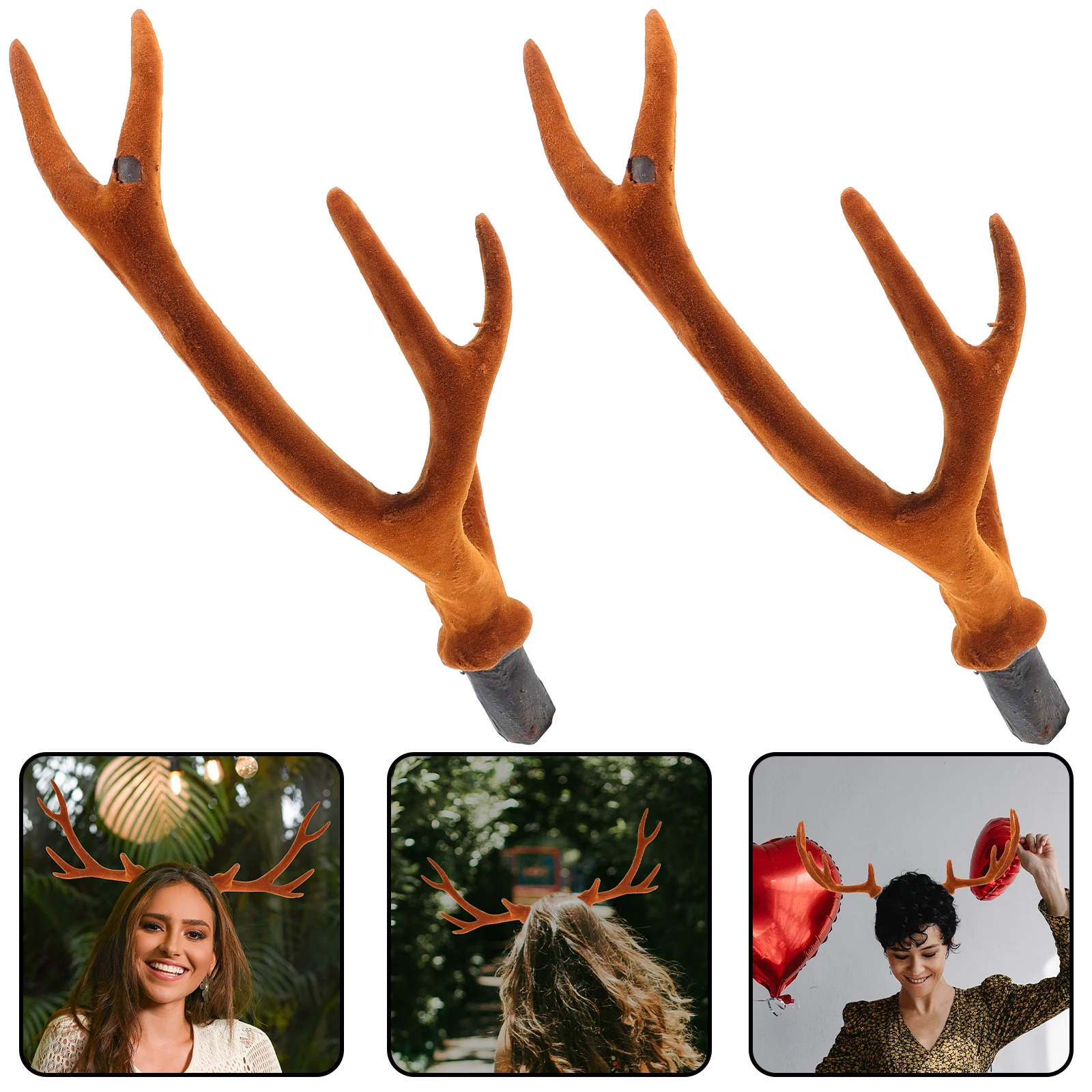 1 Pair Simulated Deer Horn Headpiece Diy Costume Party Halloween Antler Decor Plastic Cosplay Props Chic Gift Diy Headdress
1 Pair Simulated Deer Horn Headpiece Diy Costume Party Halloween Antler Decor Plastic Cosplay Props Chic Gift Diy Headdress