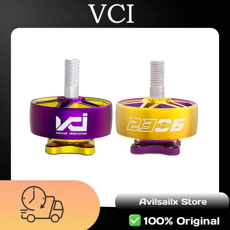 Бесколлекторный двигатель VCI HOBBY 2306 1850KV/1950KV 6S (CW/CCW) для 5-дюймовых FPV-дронов, совместимый с пропеллерами GemFan 51466
Бесколлекторный двигатель VCI HOBBY 2306 1850KV/1950KV 6S (CW/CCW) для 5-дюймовых FPV-дронов, совместимый с пропеллерами GemFan 51466