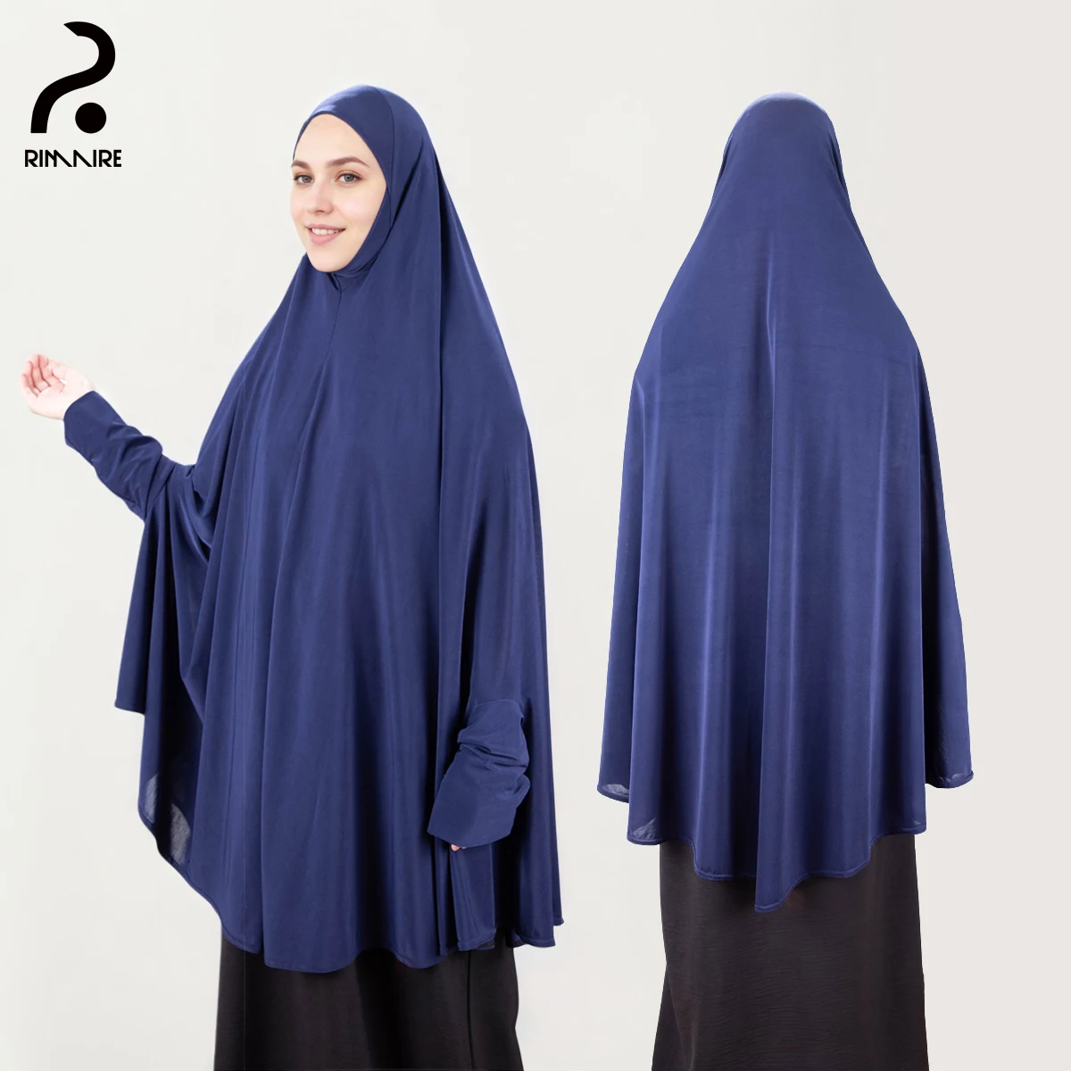 RIMAIRE Solid Instant Hijabs with Sleeves Soft Muslim Abayas Full Cover Women Clothes Ladies Turban Wraps Spandex Plain Hijabs
RIMAIRE Solid Instant Hijabs with Sleeves Soft Muslim Abayas Full Cover Women Clothes Ladies Turban Wraps Spandex Plain Hijabs