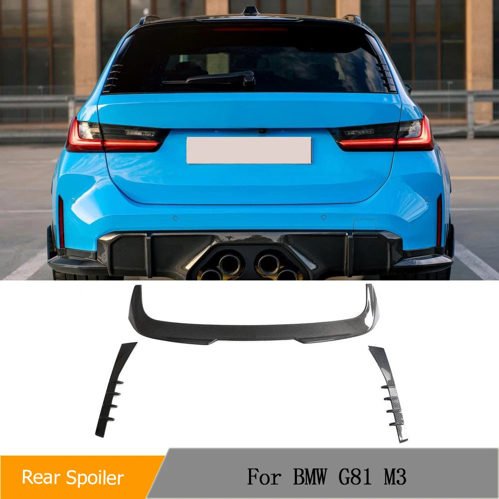 Dry Carbon Car Trunk Roof Spoiler for BMW 3Series G81 M3 2022-2023 Car Rear Roof and Side Wing HighKick Spoiler FRP
Dry Carbon Car Trunk Roof Spoiler for BMW 3Series G81 M3 2022-2023 Car Rear Roof and Side Wing HighKick Spoiler FRP