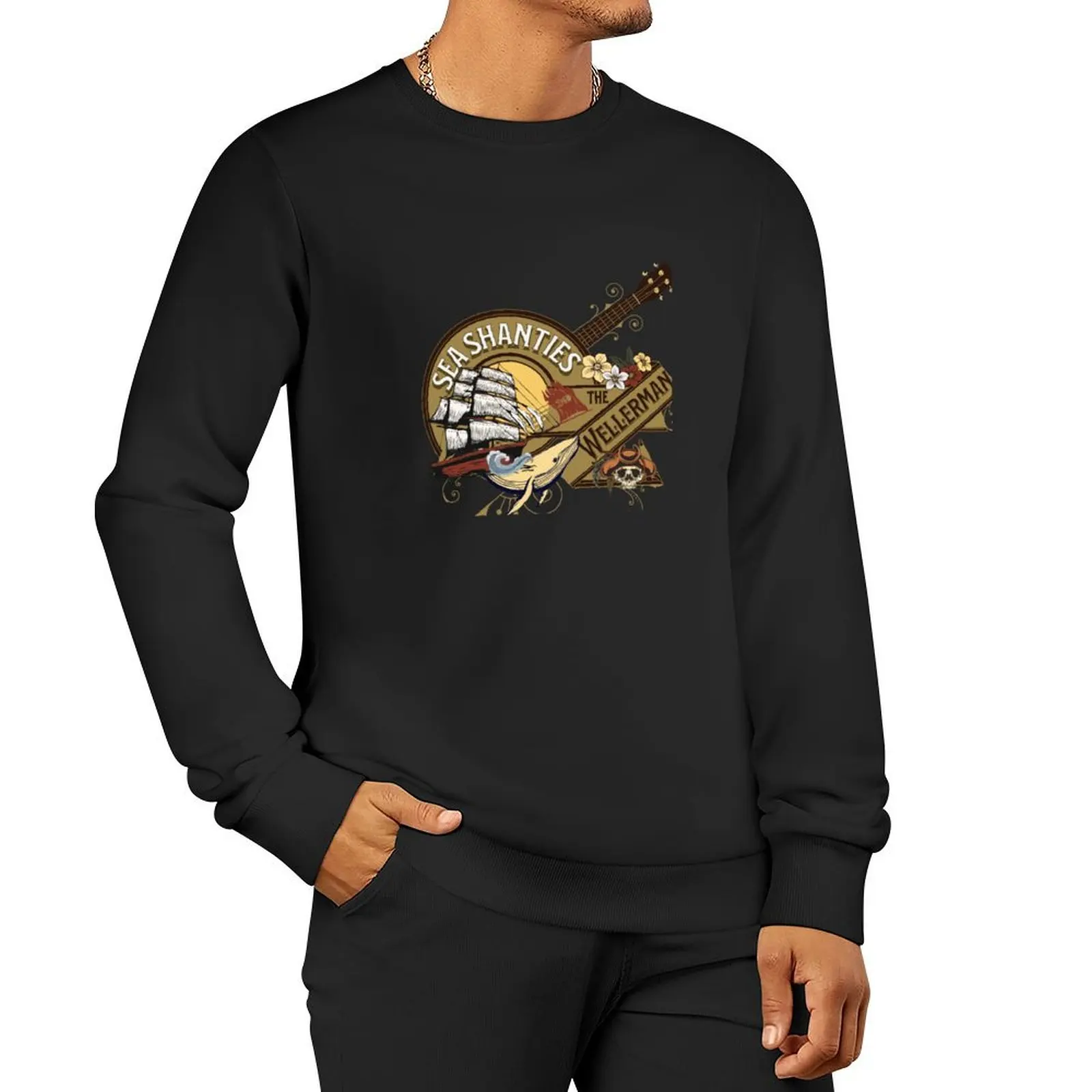 Sea Shanties and the Wellerman Pullover Hoodie men's sweat-shirt set men clothes anime sweatshirt
Sea Shanties and the Wellerman Pullover Hoodie men's sweat-shirt set men clothes anime sweatshirt