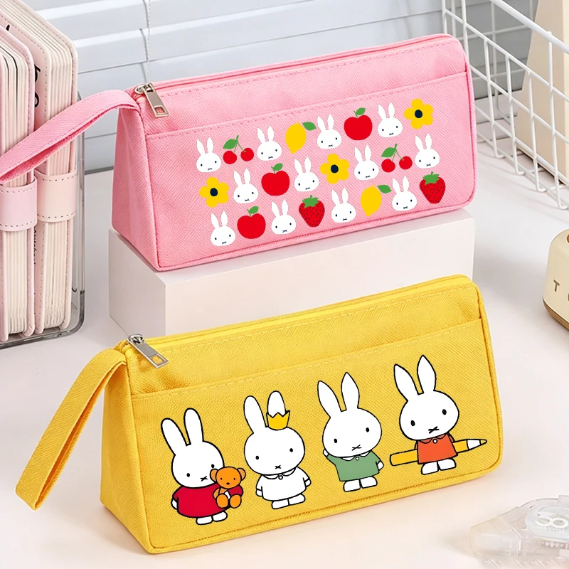 Cute Miffys Pencil Case Kids Anime Rabbit Stationery Bags Student School Pen Pouch Women Travel Organizer Makeup Bag Girls Gift
Cute Miffys Pencil Case Kids Anime Rabbit Stationery Bags Student School Pen Pouch Women Travel Organizer Makeup Bag Girls Gift