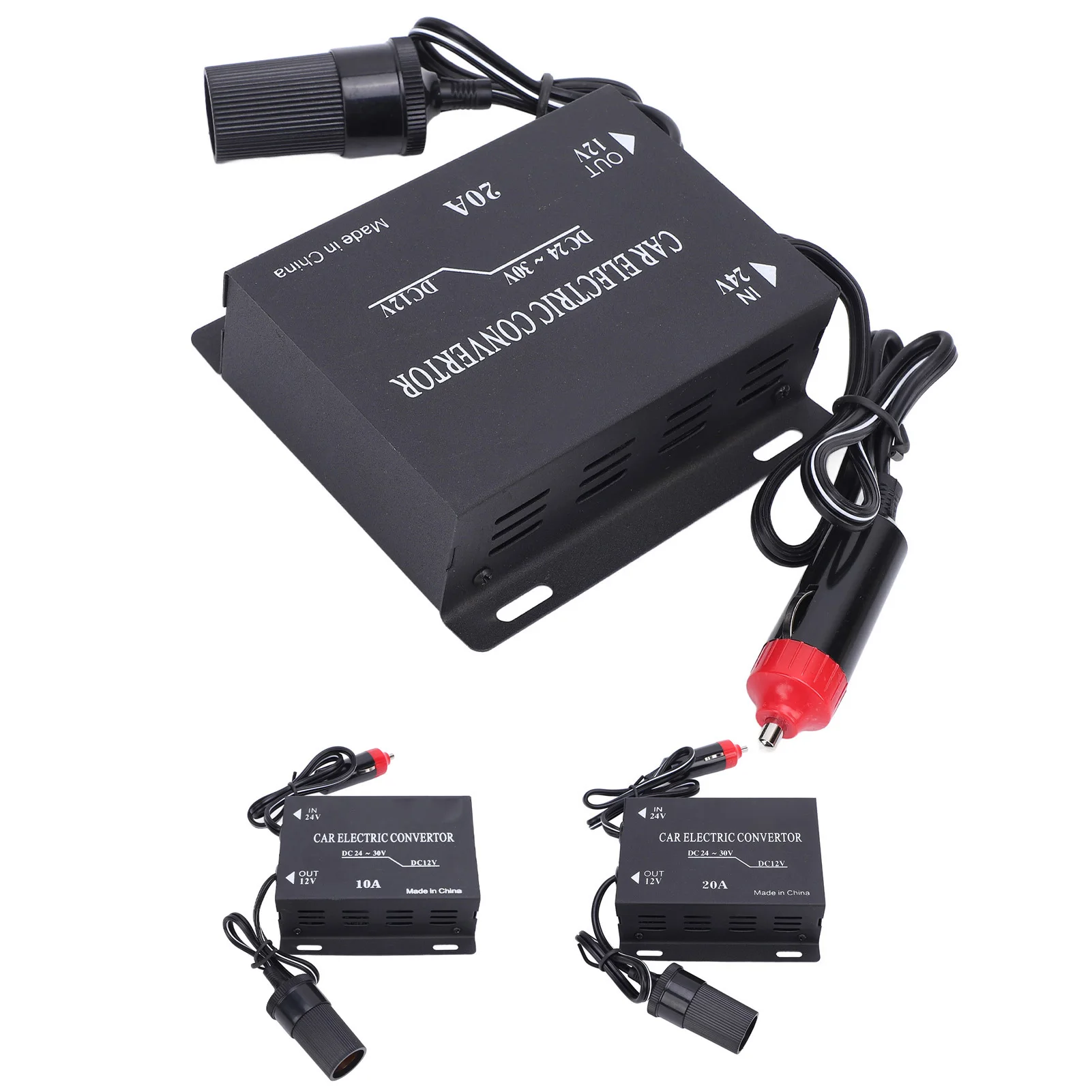 Car Power Converter 120W to 240W Car Power Converter 24V to 12V Efficient Fast Heat Dissipation Shockproof Power
Car Power Converter 120W to 240W Car Power Converter 24V to 12V Efficient Fast Heat Dissipation Shockproof Power
