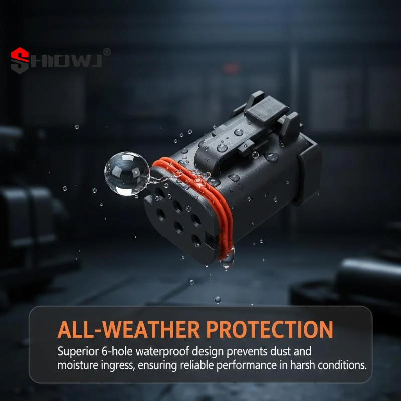 6 Hole Car Waterproof Assembly Wiring Harness Socket With Terminal DT16-6SB-KP01 Automobile Wire Connector
6 Hole Car Waterproof Assembly Wiring Harness Socket With Terminal DT16-6SB-KP01 Automobile Wire Connector
