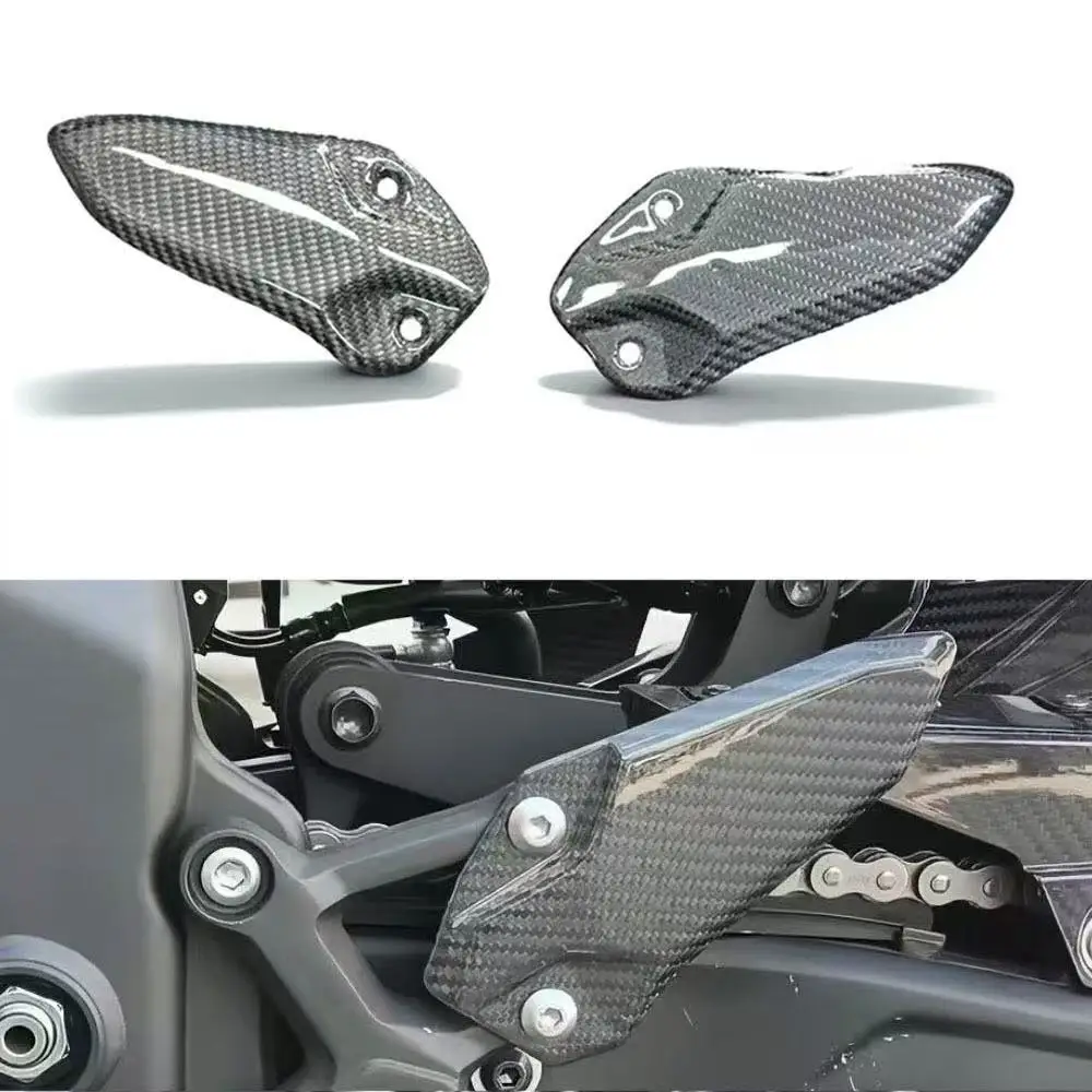 Motorcycle 3K Carbon fiber Foot Pedal Heel Guard Plates For Kawasaki Ninja ZX-4R ZX-4RR ZX4R 2023-2024 ZX-25R 2020-2024
Motorcycle 3K Carbon fiber Foot Pedal Heel Guard Plates For Kawasaki Ninja ZX-4R ZX-4RR ZX4R 2023-2024 ZX-25R 2020-2024