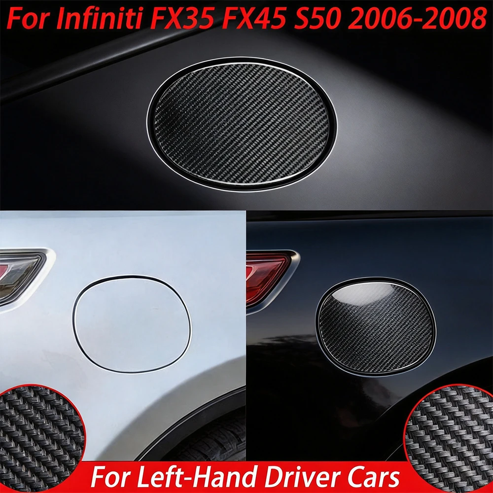 For Infiniti FX35 FX45 S50 2006 2007 2008 Carbon Fiber Fuel Cap Automotive Interiors Trim Accessories Decoration Stickers
For Infiniti FX35 FX45 S50 2006 2007 2008 Carbon Fiber Fuel Cap Automotive Interiors Trim Accessories Decoration Stickers