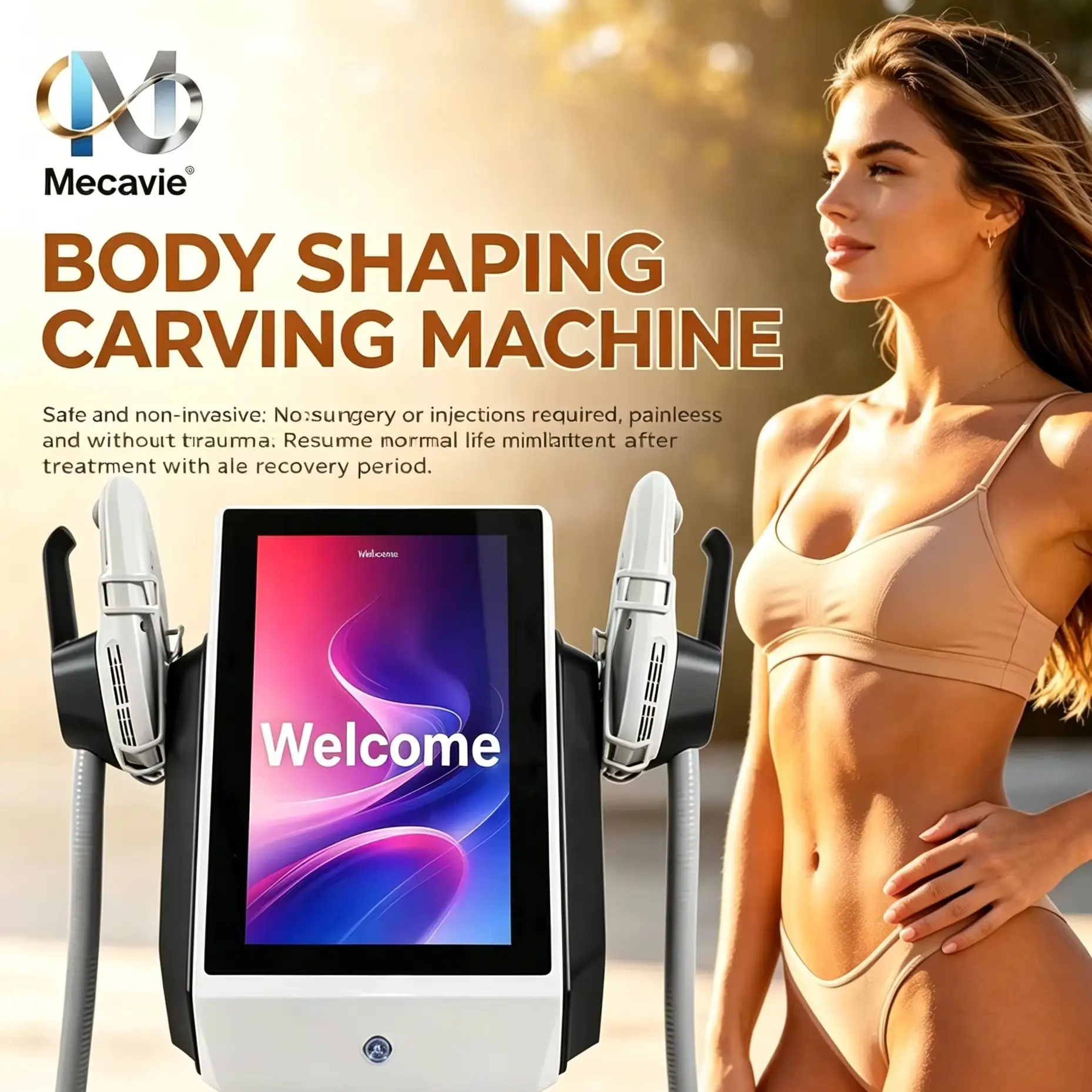 EMS Body Sculpting Machine 6500W High Power Muscle Trainer Non-invasive Fat Reduction Device Touch Screen for Home & Salon Use
EMS Body Sculpting Machine 6500W High Power Muscle Trainer Non-invasive Fat Reduction Device Touch Screen for Home & Salon Use