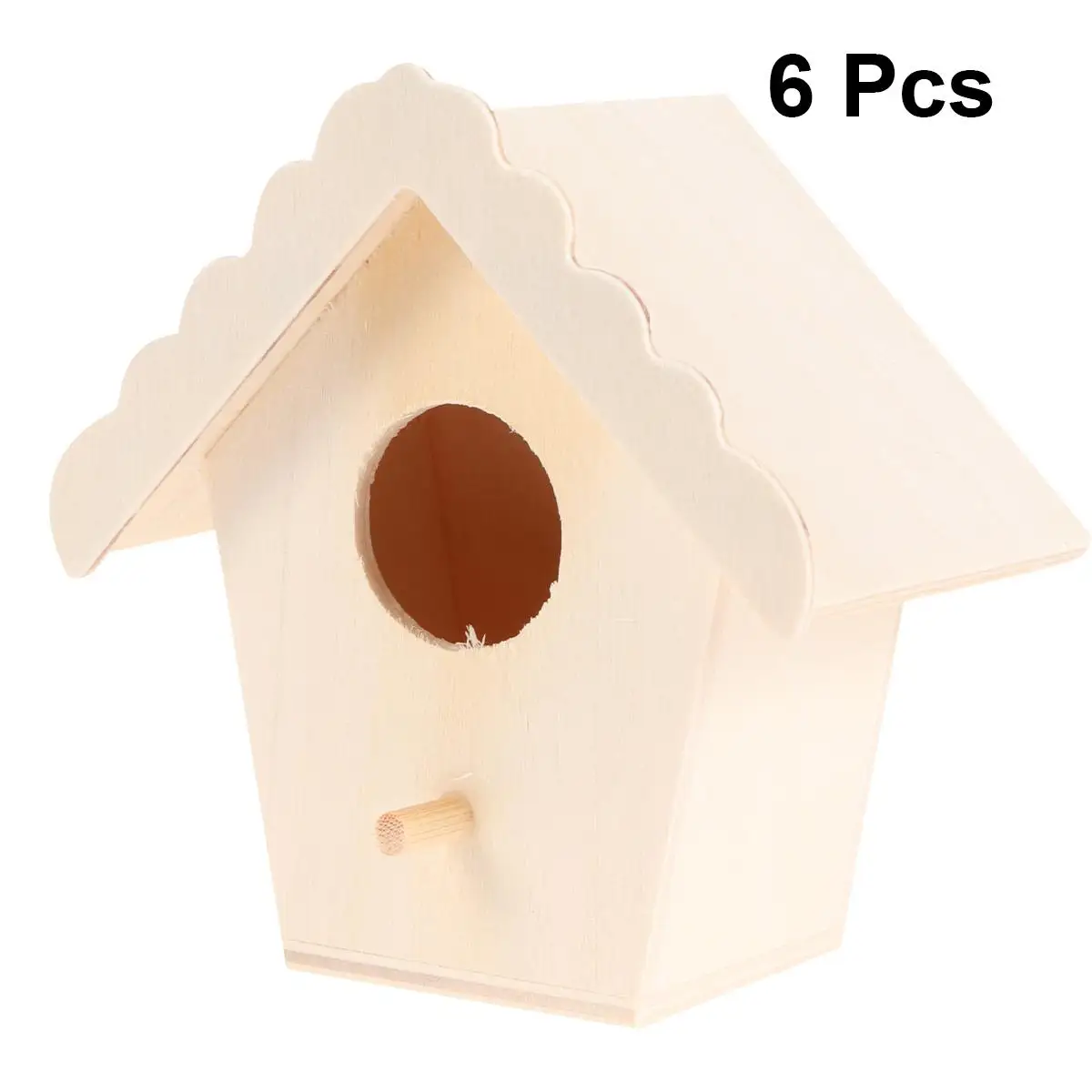 6 Pcs Wooden Birdcage DIY Unfinished Small House Kids Craft Toys Educational Painting Nest Animal Home Office Decor
6 Pcs Wooden Birdcage DIY Unfinished Small House Kids Craft Toys Educational Painting Nest Animal Home Office Decor