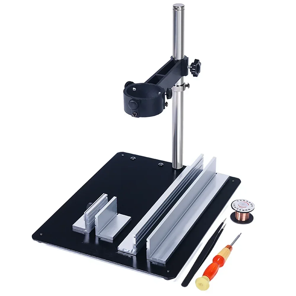 Hot Air Gun Fixing Bracket, 360° Angle Adjustment Desoldering Auxiliary Tool
Hot Air Gun Fixing Bracket, 360° Angle Adjustment Desoldering Auxiliary Tool